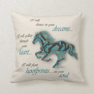 Inspirational Horse Cushion