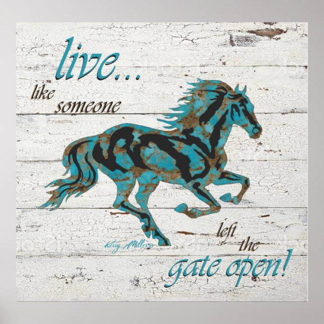 Inspirational Horse Poster (Front)