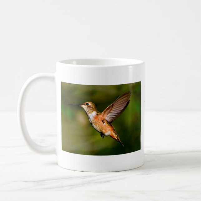 Inspirational Hummingbird Coffee Mug (Left)