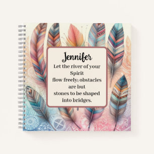 Inspirational Indian Spiral Notebook