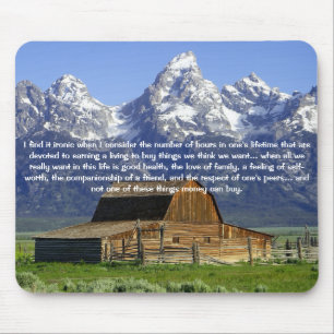 Inspirational Ironies of Life Mouse Pad