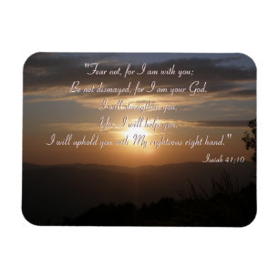 Inspirational Isaiah 41;10 Magnet