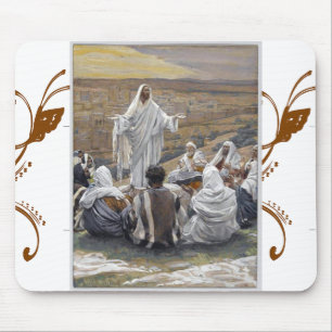 Inspirational Jesus Bible Faith Hope Love Mouse Pad