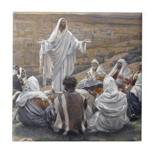 Inspirational Jesus Bible Faith Hope Love Tile