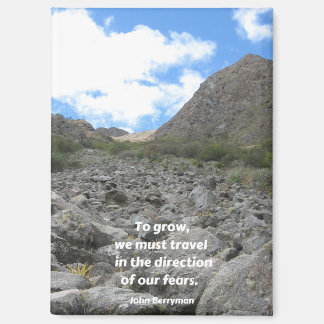inspirational journal, "To grow . . ." Magnet