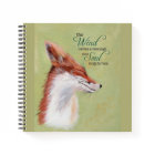 Inspirational Journal with Pretty Fox