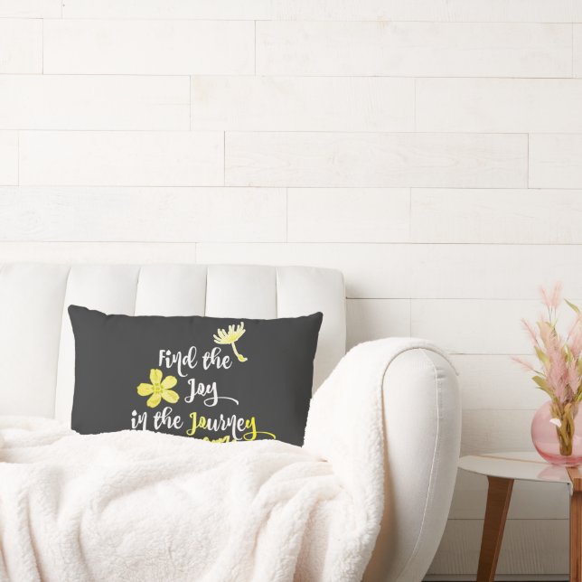 Inspirational Joy in the Journey Lumbar Cushion (Couch)