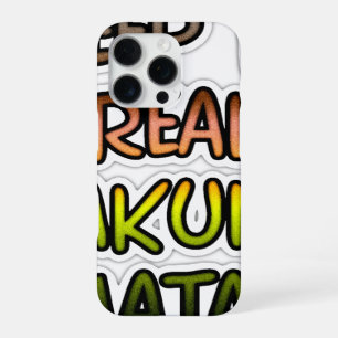 Inspirational "Keep It Real Hakuna Matata" Art iPhone 16 Pro Case