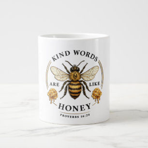 inspirational Kind Words/Bee Large Coffee Mug