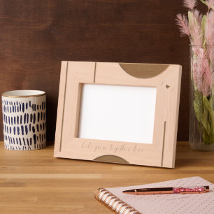 Inspirational "Let’s Grow Together" Picture Etched Frames