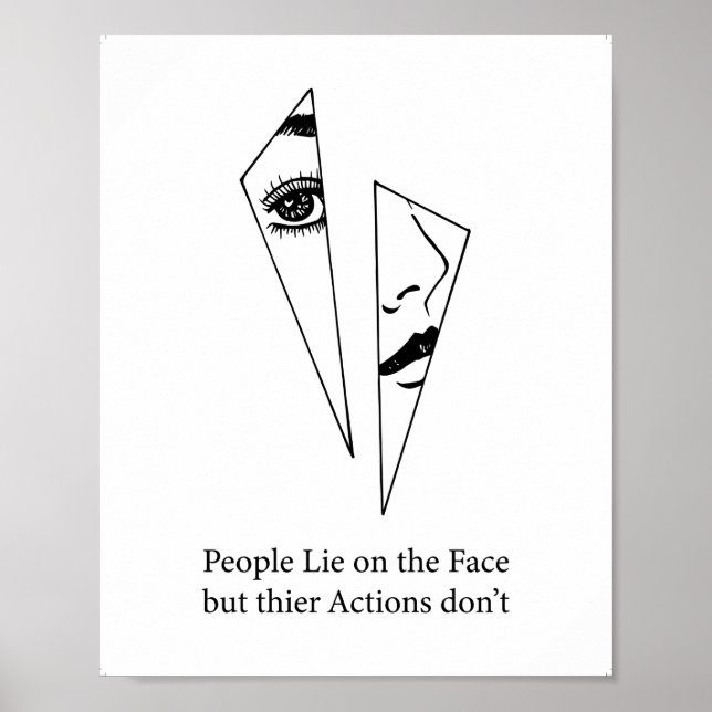 Inspirational Life Reality Quotes, Printable Quote Poster (Front)