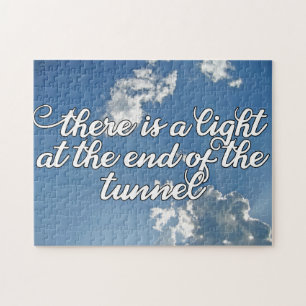 Inspirational Light at the End of the Tunnel Jigsaw Puzzle