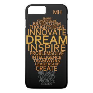 Inspirational Light Bulb custom monogram cases