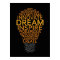 Inspirational Light Bulb custom poster