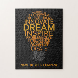 Inspirational Light Bulb custom puzzle