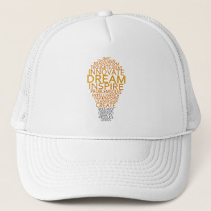 Inspirational Light Bulb hat - choose colour