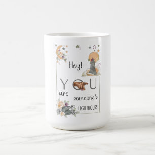 Inspirational Lighthouse Gift Positive Reminder Coffee Mug