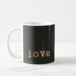 Inspirational love 1 Corinthians 13 Coffee Mug