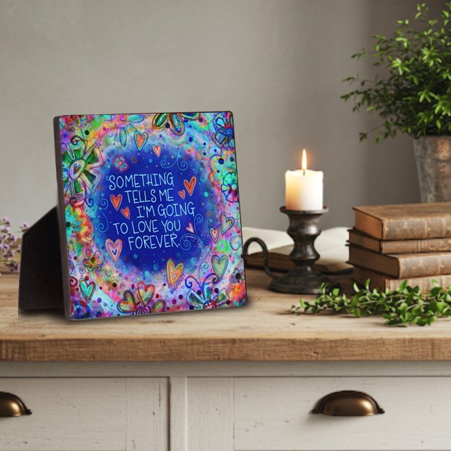 Inspirational Love you Forever Quote Inspirivity Plaque (Creator Uploaded)