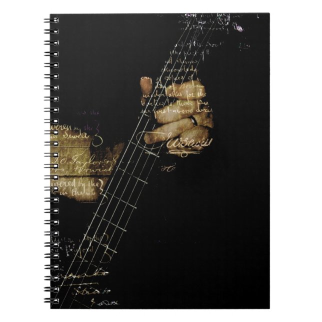 Inspirational Lyric Guitar Notebook (Front)