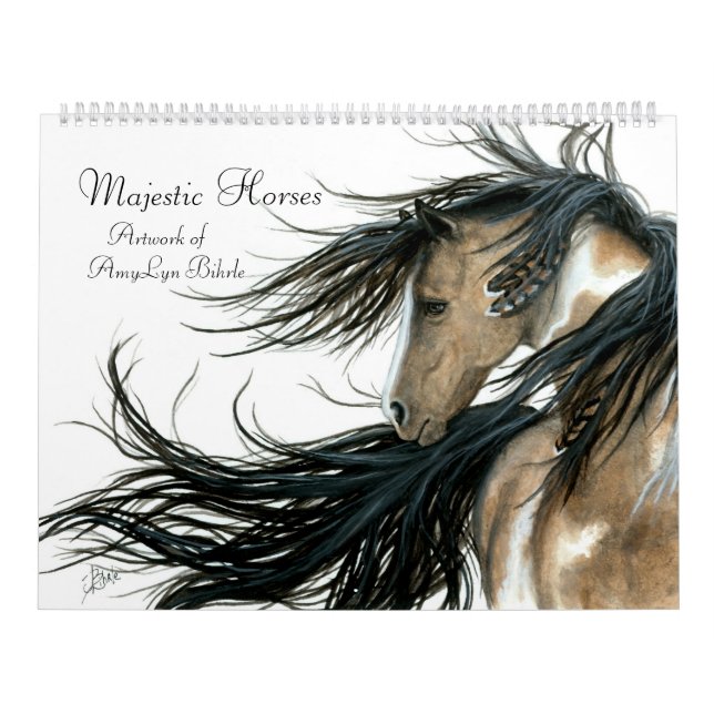 Inspirational Majestic Horses by BiHrLe Calendar (Cover)