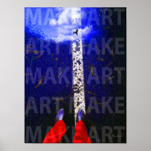 Inspirational MAKE ART Poster