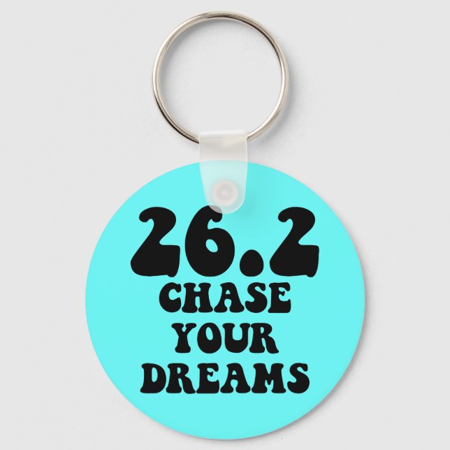 Inspirational marathon key ring (Front)