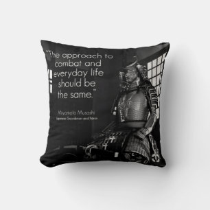 Inspirational Martial Arts Words - Combat and Life Cushion