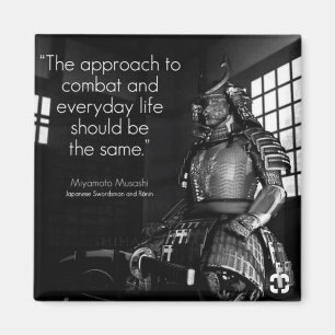 Inspirational Martial Arts Words - Combat and Life Magnet