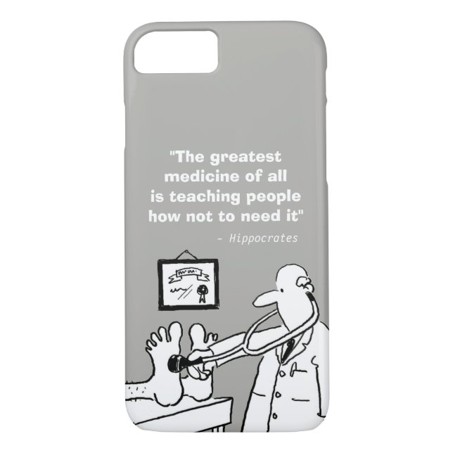 Inspirational Medical Quote and Funny Image Case-Mate iPhone Case (Back)