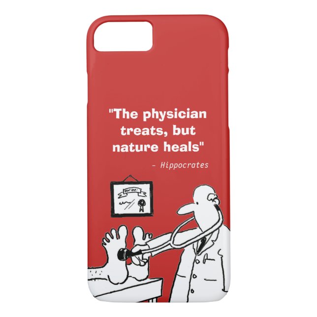 Inspirational Medical Quote and Funny Image Case-Mate iPhone Case (Back)