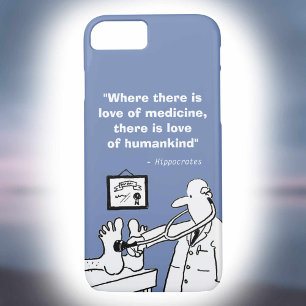 Inspirational Medical Quote and Funny Image iPhone 8/7 Case