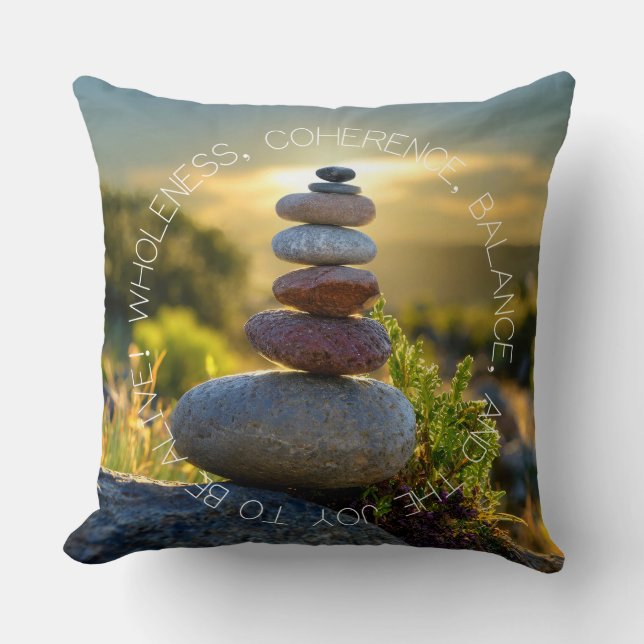 Inspirational, Meditative, Uplifting  Cushion (Front)