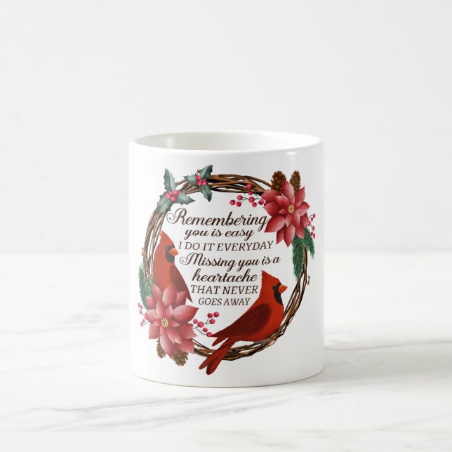 Inspirational/Memorial Cardinal Sublimation Coffee Mug (Center)