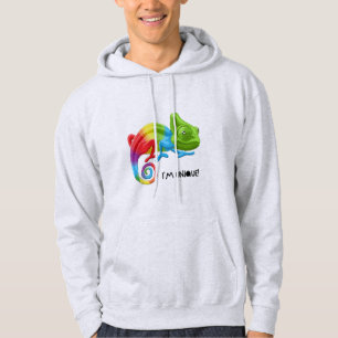 Inspirational Men's Chameleon Hoodie - Vibrant 