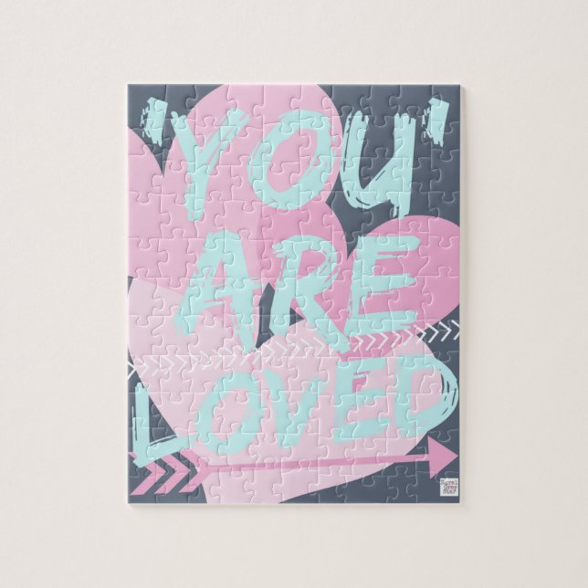 Inspirational message jigsaw..Cute gift..Loved Jigsaw Puzzle (Vertical)