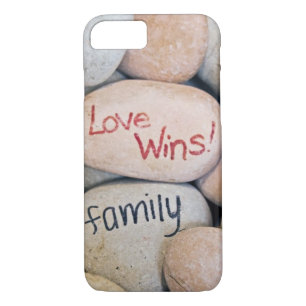 inspirational message on stones iPhone 8/7 case