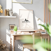 Inspirational Minimal Relaxing Silhouette Quote