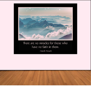 Inspirational, Miracle Quote Poster