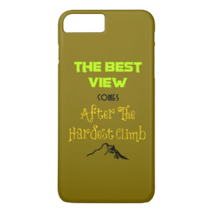 Inspirational Motivating Hiking Quote Typography iPhone 8 Plus/7 Plus Case