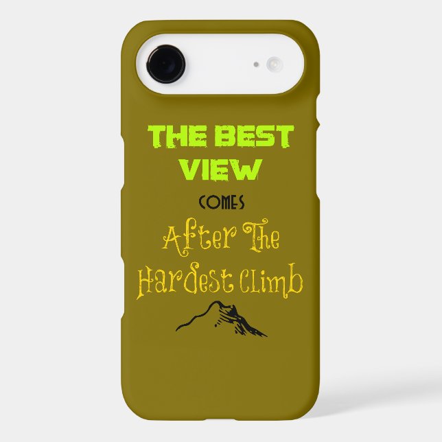 Inspirational Motivating Quote Typography Case-Mate iPhone Case (Back)