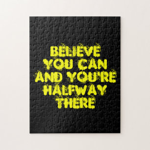 Inspirational Motivation Positive Success Quotes Jigsaw Puzzle