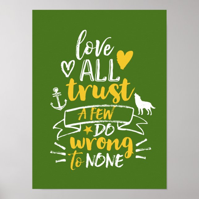 Inspirational Motivation Quote Poster Life Slogan (Front)