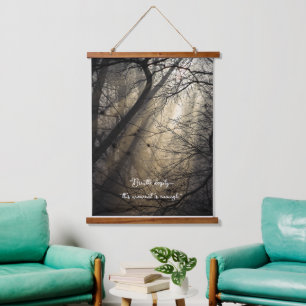 Inspirational Motivational Custom Quote  Hanging Tapestry