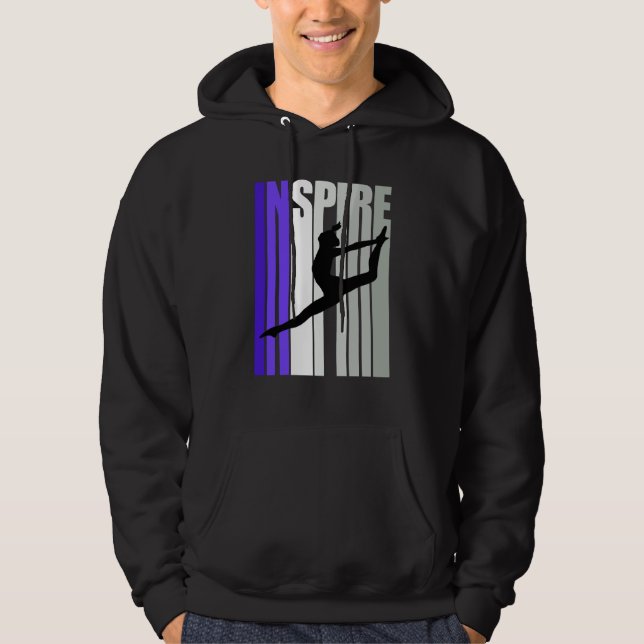 Inspirational Motivational Dance Instructor Teache Hoodie (Front)