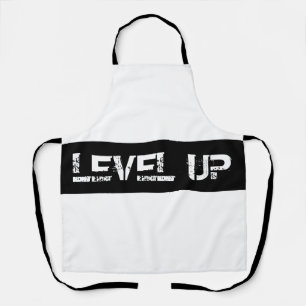Inspirational / Motivational Level Up Apron