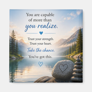 Inspirational Motivational Magnet