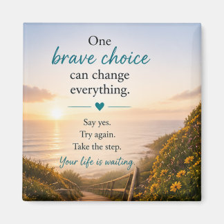 Inspirational Motivational Magnet