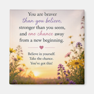 Inspirational Motivational Magnet