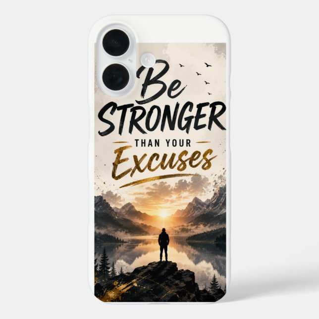 Inspirational Motivational Phone Case Design (Back)